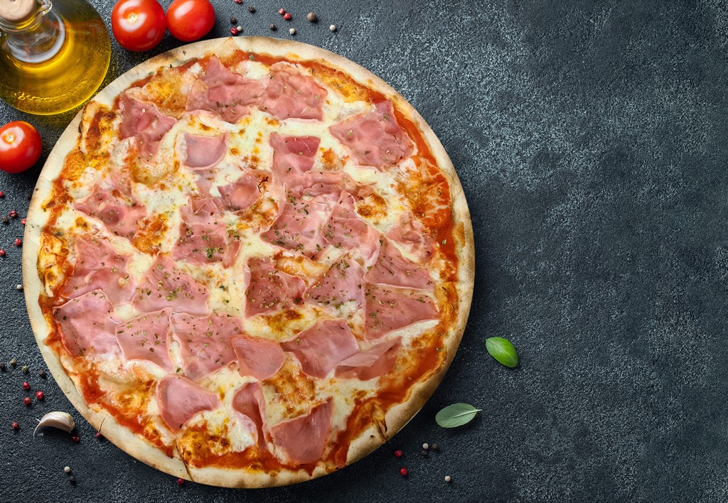 Pizza Prosciuto - Pizzeria Don Carlo Calella