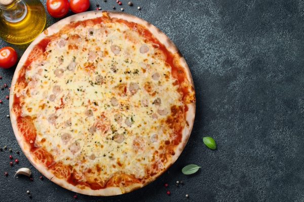 Pizza Gamberetti - Pizzeria Don Carlo Calella