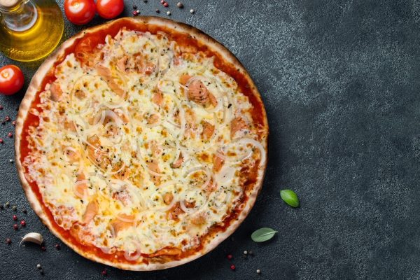 Pizza Salmon - Pizzeria Don Carlo Calella